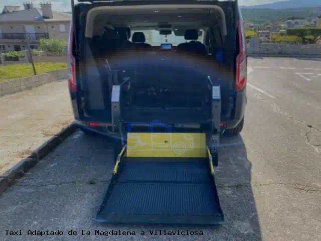 Taxi accesible de Villaviciosa a La Magdalena